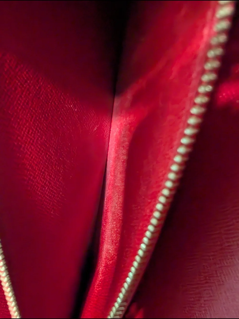 Louis Vuitton Red Epi Leather Wallet